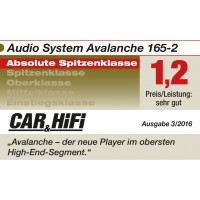 AUDIO SYSTEM AVALANCHE 165-2 ACTIVE