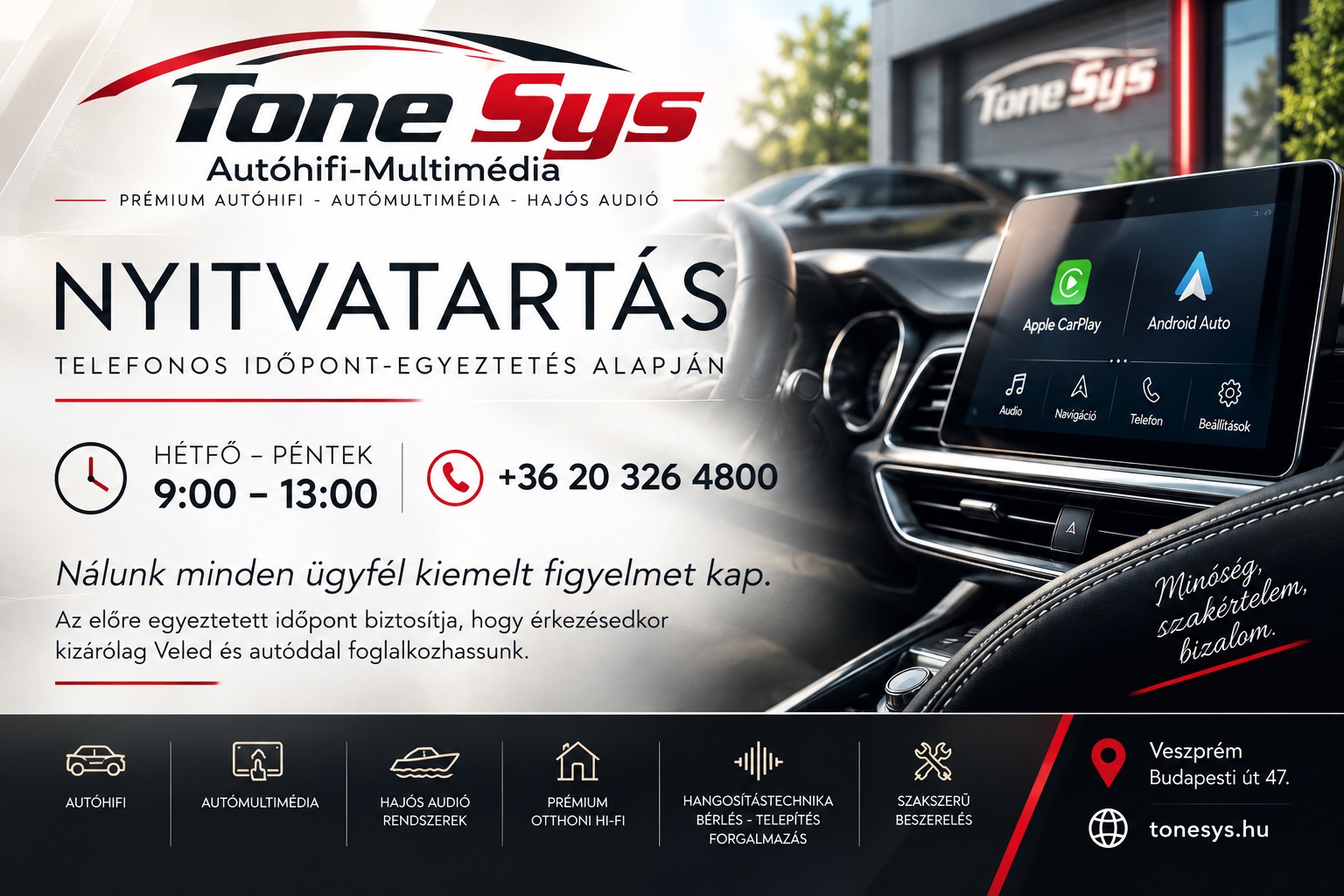 Tone Sys Autóhifi-Multimédia